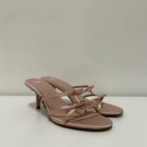 Tacón lazo rosa claro ZARA 50% OFF