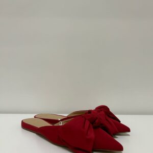 Sandalias descalzadas lazo rojo H&M