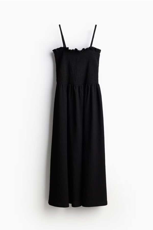 Vestido de elasticos negro H&M