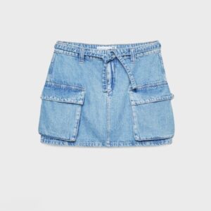Falda denim cargo  (30% de descuento)